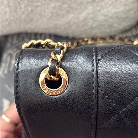 CHANEL Black Quilted Mademoiselle Bag with Original Tag - Picture 3 of 6